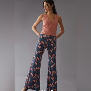 By  Anthropologie Drapey Flare Pants